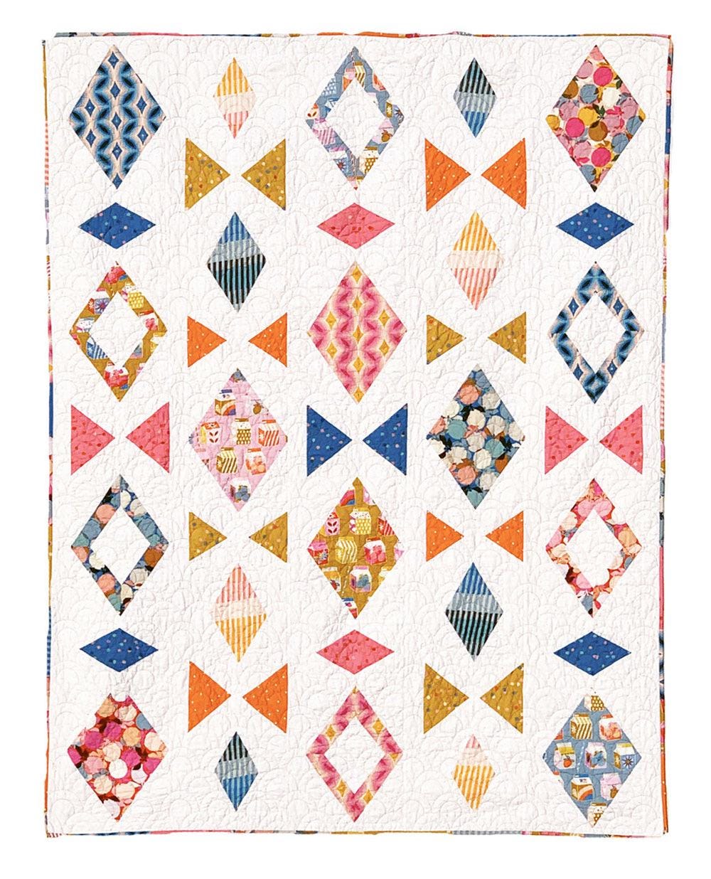 Cotton Street Commons Brighton Beach Quilt Pattern Finished Size: 62”x78”