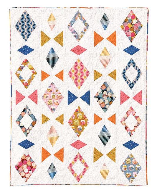Cotton Street Commons Brighton Beach Quilt Pattern Finished Size: 62”x78”
