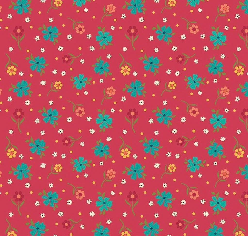 LIMITED EDITION!! Wild Blooms Quilt Kit Featuring Riley Blake Market Street Fabric Collection Finished Size: 54"x72"