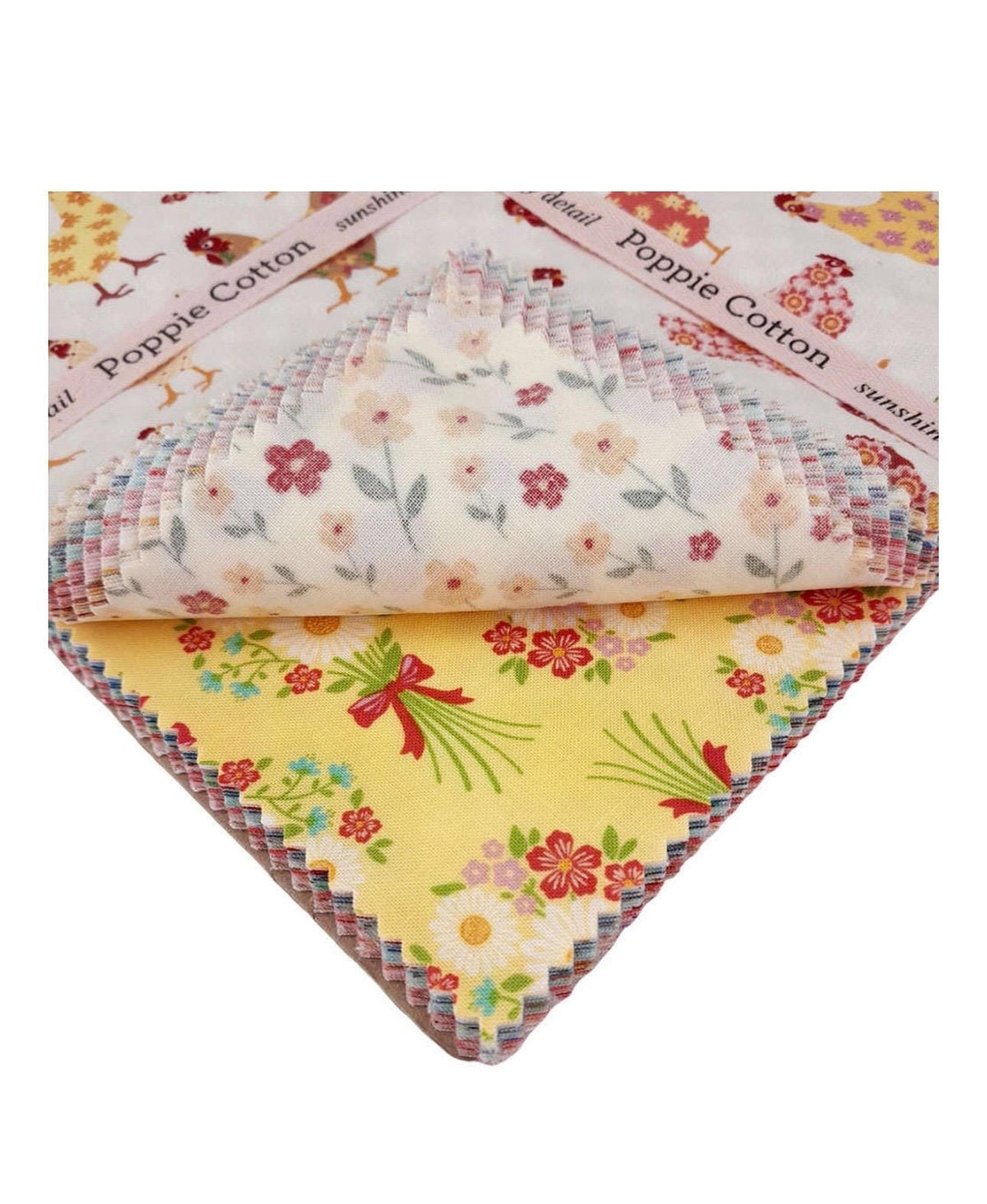 Poppie Cotton Prairie Sisters Homestead Fabric Collection 60pc 10" Stacker Authentic Premium 100% Cotton Quilt Shop Quality Fabrics