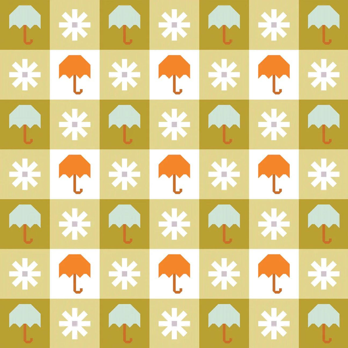 Pen + Paper Patterns Chance of Rain Quilt Pattern - 3 Size Variations Per Pattern (Optional Fineline Glue Tip Sets Sold Separately)