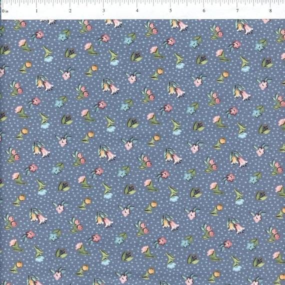 Poppie Cotton Garden Party Fabric Collection Fresh Picked on Night Authentic Premium 100% Cotton Quilt Shop Quality Fabrics