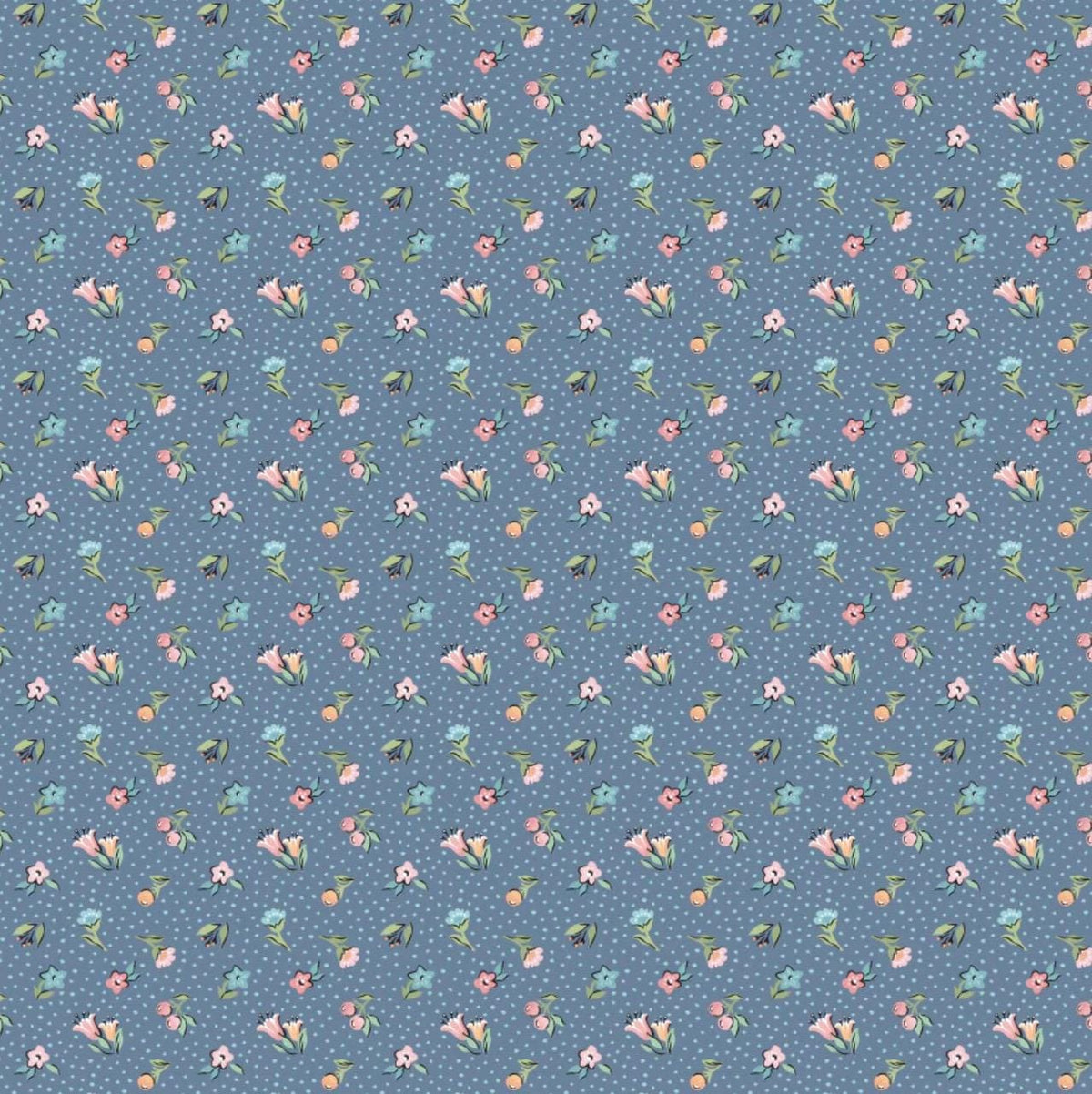 Poppie Cotton Garden Party Fabric Collection Fresh Picked on Night Authentic Premium 100% Cotton Quilt Shop Quality Fabrics