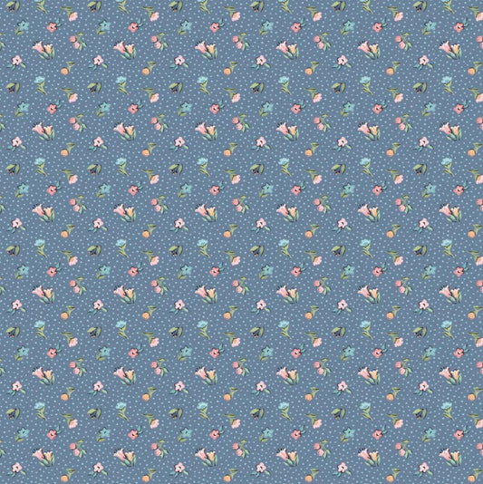 Poppie Cotton Garden Party Fabric Collection Fresh Picked on Night Authentic Premium 100% Cotton Quilt Shop Quality Fabrics