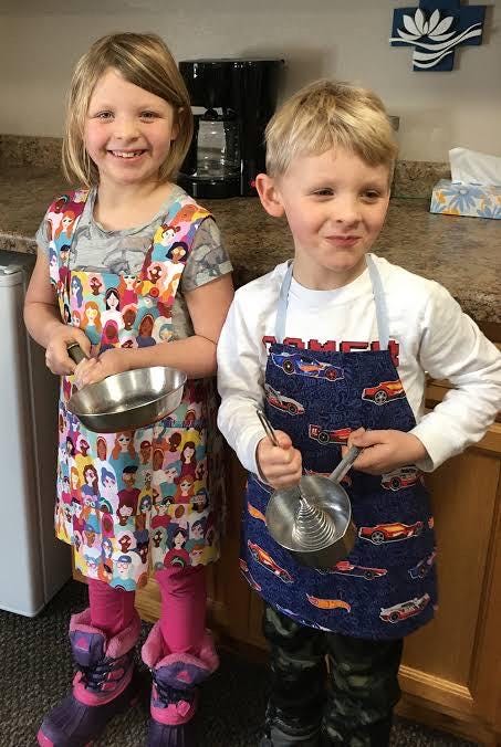 Mary Mulari Little Sister & Brother Reversible Apron Pattern - 3 Versions Per Pattern MP14