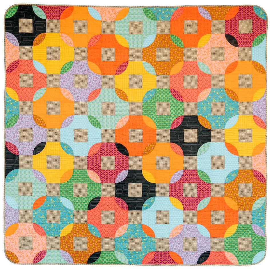 Sew Kind of Wonderful Soft Focus Quilt Pattern Finished Size: 67"x67" (SKW Rulers Sold Separately)