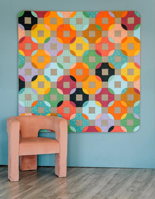 Sew Kind of Wonderful Soft Focus Quilt Pattern Finished Size: 67"x67" (SKW Rulers Sold Separately)