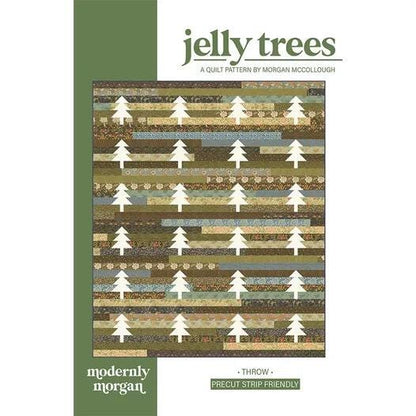 Modernly Morgan Jelly Trees Quilt Pattern Finished Size 64"x76" MM-034