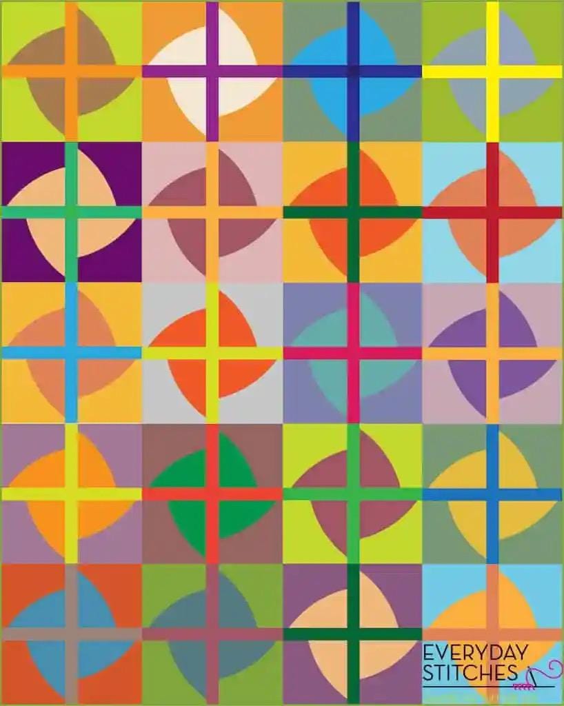 Everyday Stitches Nocturnal Quilt Pattern - 3 Size Variations Per Pattern ES-515-NOC