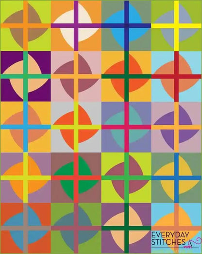 Everyday Stitches Nocturnal Quilt Pattern - 3 Size Variations Per Pattern ES-515-NOC