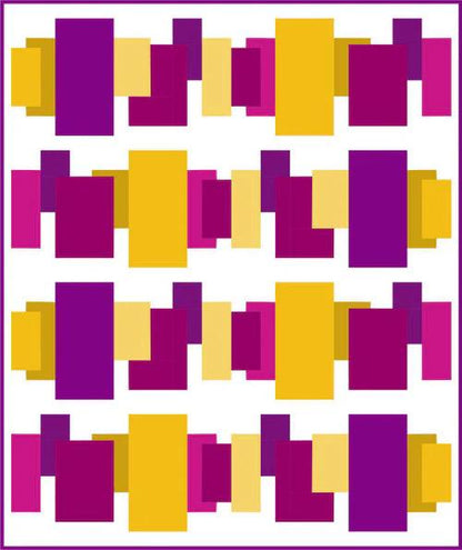 Cotton Street Commons Trafalger Square Quilt Pattern Finished Size: 62"x74"