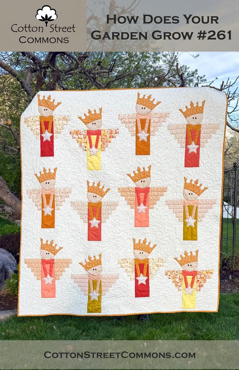 PDF Cotton Street Commons How Does Your Garden Grow Quilt Pattern Finished Size: 72"x80"
