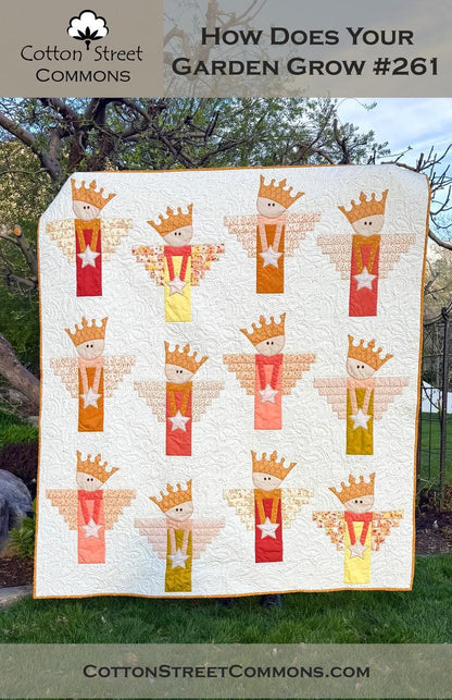 PDF Cotton Street Commons How Does Your Garden Grow Quilt Pattern Finished Size: 72"x80"