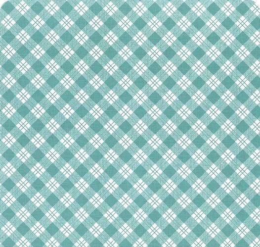 Riley Blake Bee Plaids Fabric Collection Scarecrow Teal C12020 Authentic Premium 100% Cotton Quilt Shop Quality Fabrics
