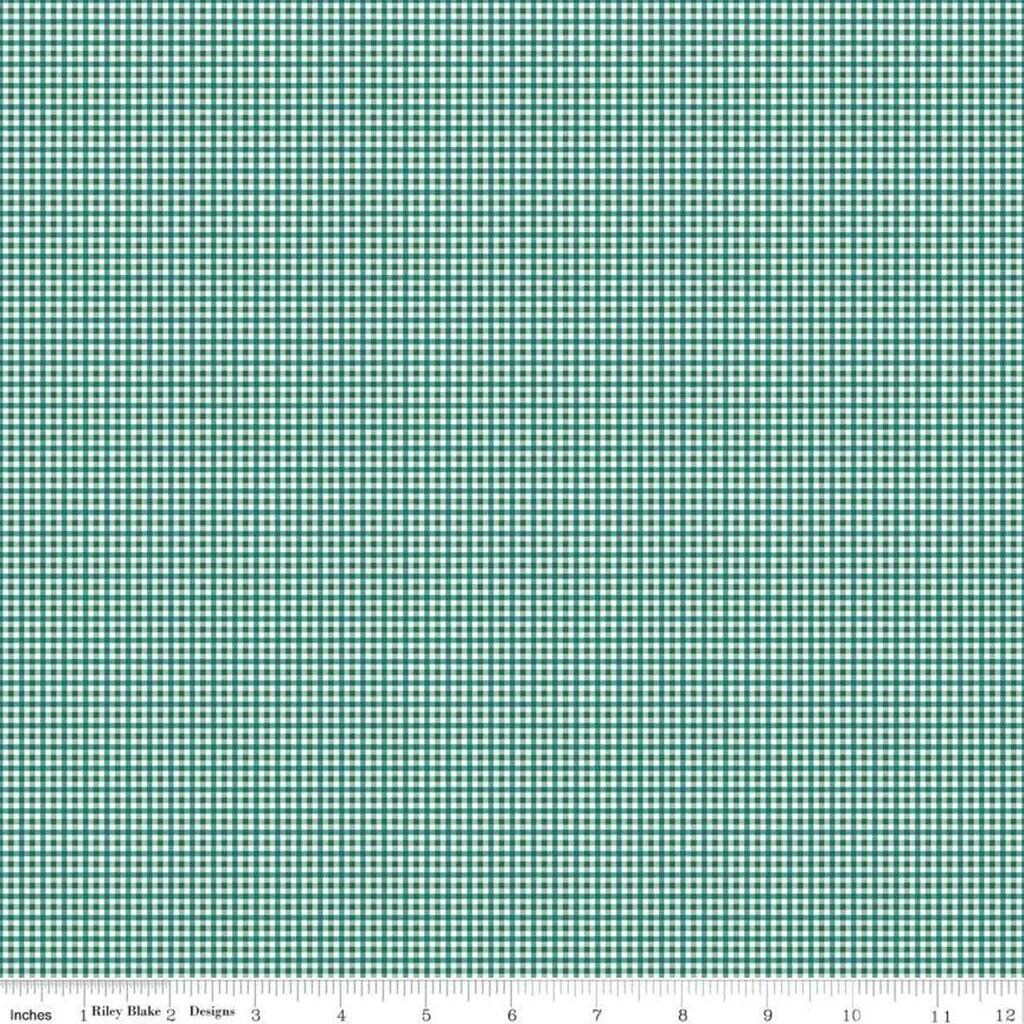 Riley Blake Bee Plaids Fabric Collection Jade Harvest C12025 Authentic Premium 100% Cotton Quilt Shop Quality Fabrics