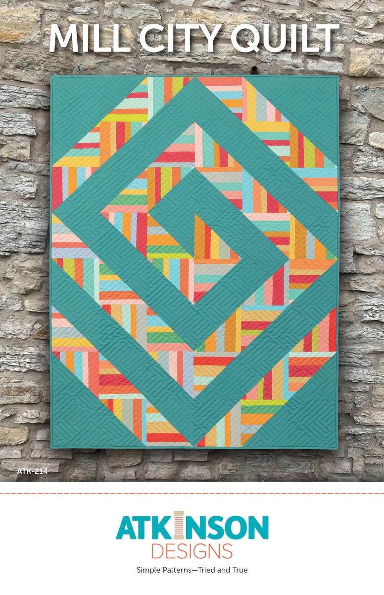 Atkinson Designs Mill City Quilt Pattern - 4 Size Variations Per Pattern ATK-214