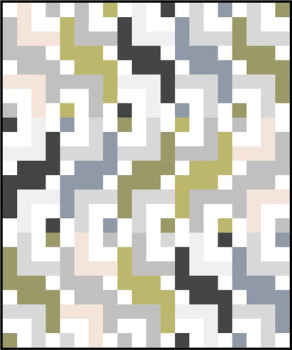 Cotton Street Commons Scotland Yard Quilt Pattern Finished Size: 60"x72"