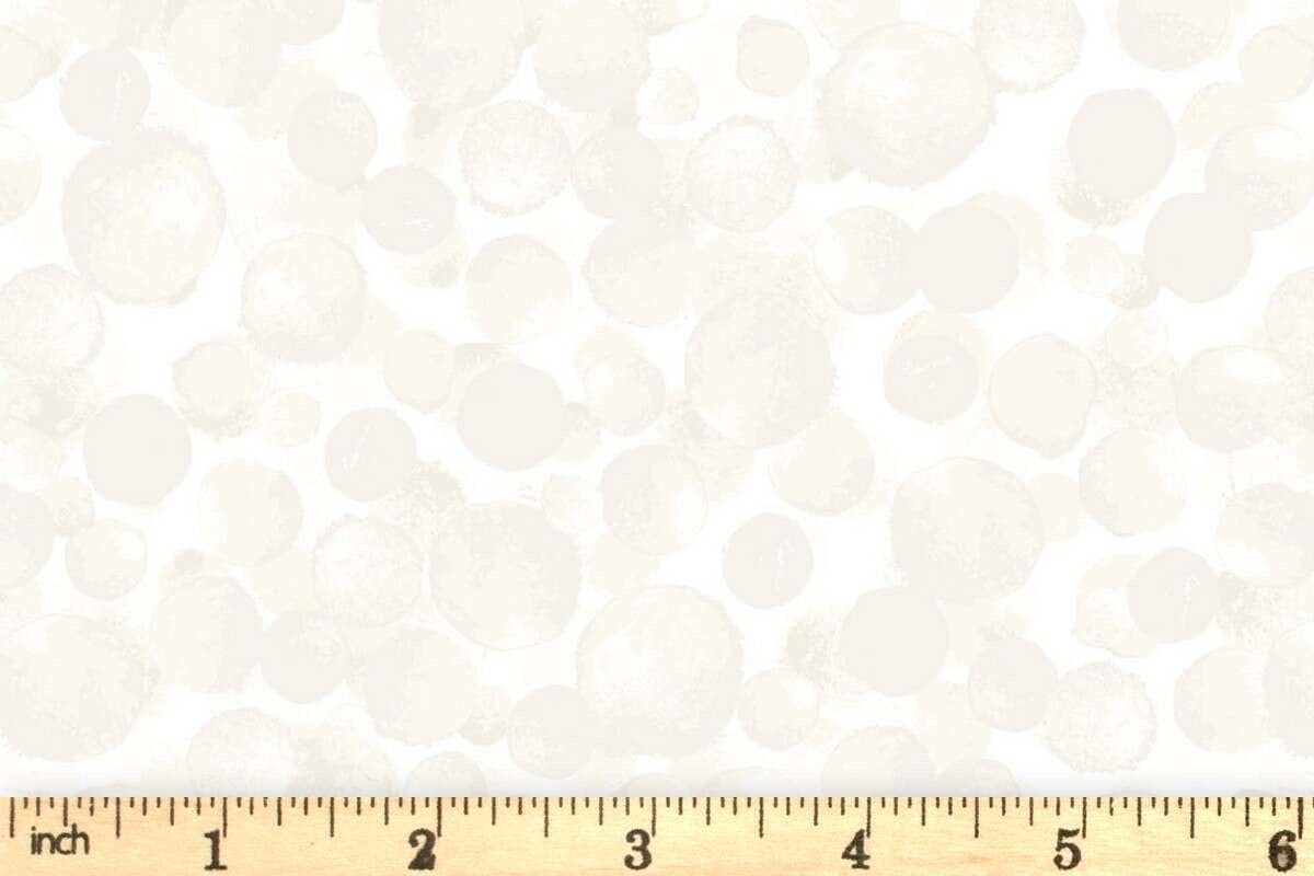Lewis & Irene Bumbleberries Blenders Fabric Collection White BB01 Authentic Premium 100% Cotton Quilt Shop Quality Fabrics