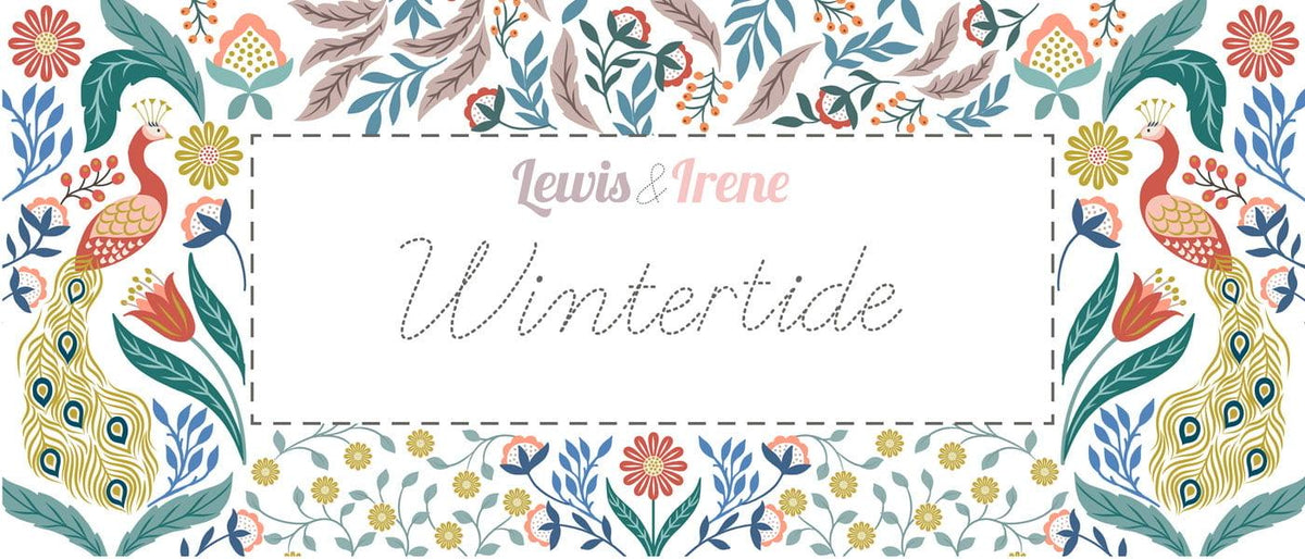 LIMITED EDITION Lo & Behold Knitted Star Quilt Kit Featuring Lewis and Irene Wintertide Fabric Collection 62"x62"