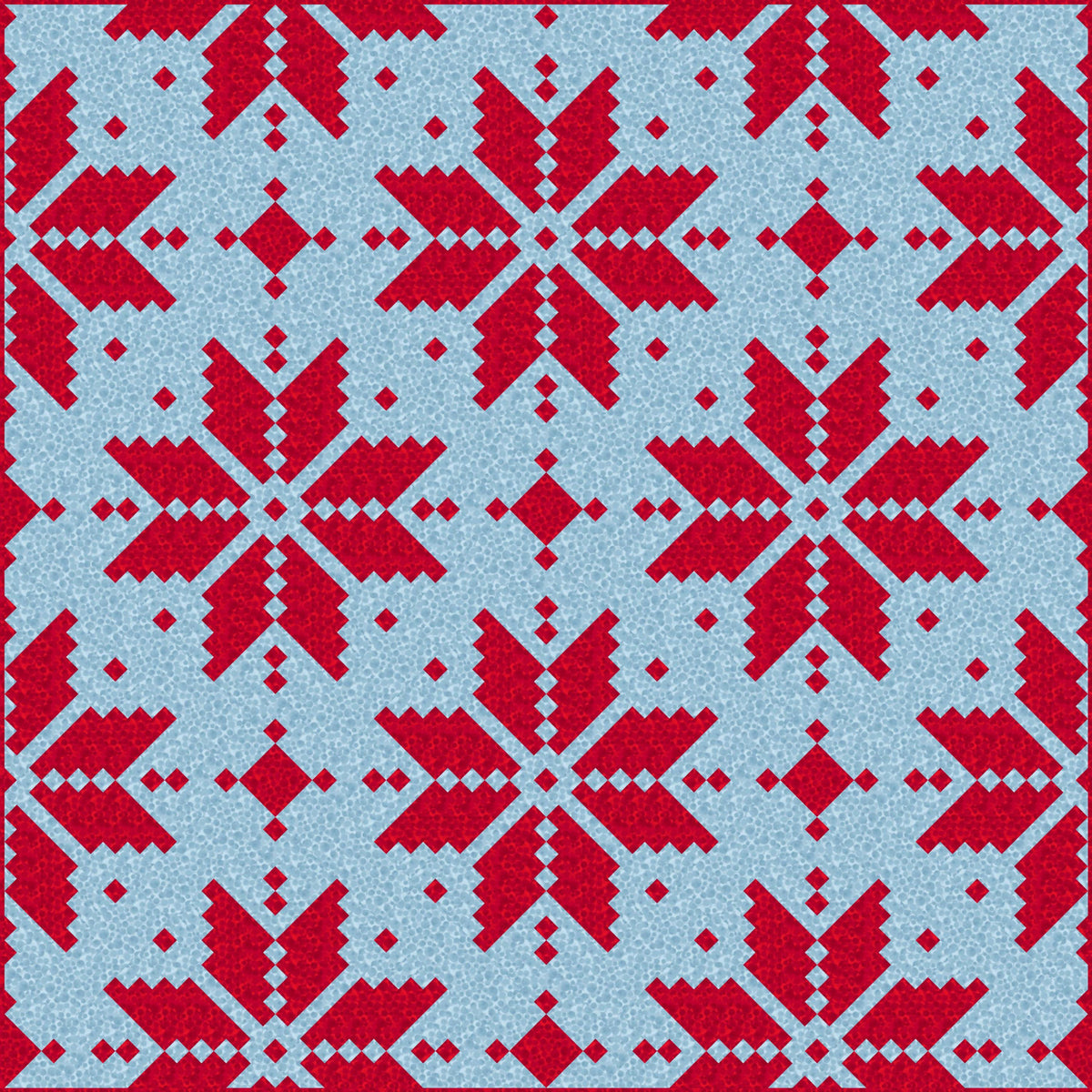 LIMITED EDITION Lo & Behold Knitted Star Quilt Kit Featuring Lewis and Irene Bumbleberries Fabric Collection (Throw and Bed Sizes Available)