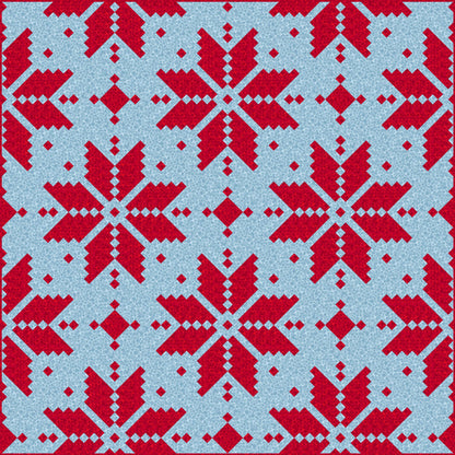 LIMITED EDITION Lo & Behold Knitted Star Quilt Kit Featuring Lewis and Irene Bumbleberries Fabric Collection (Throw and Bed Sizes Available)
