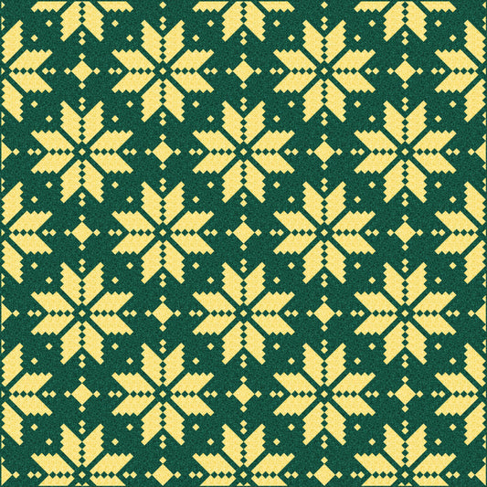 LIMITED EDITION Lo & Behold Knitted Star Quilt Kit Featuring Lewis and Irene Bumbleberries Fabric Collection (Throw and Bed Sizes Available)