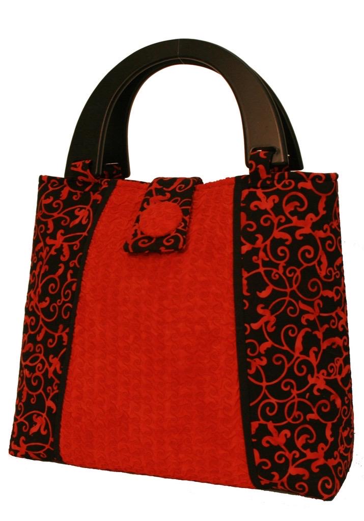 ByAnnie On The Town II Handbag Pattern - Finished Size: 11"x12"x5" (14 Colors of 18"x54" Mesh Packs Sold Separately)