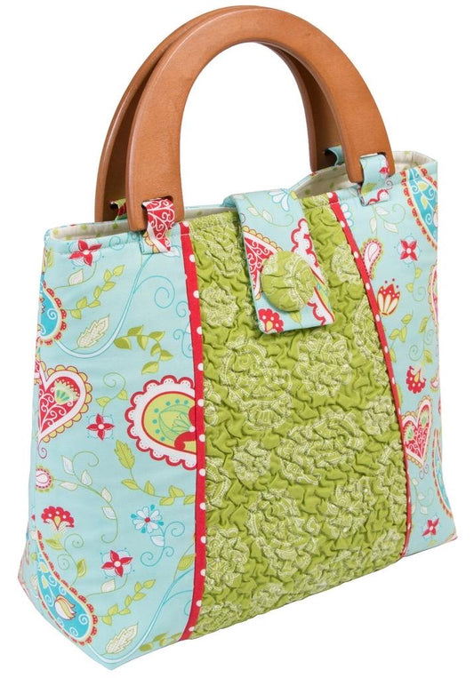 ByAnnie On The Town II Handbag Pattern - Finished Size: 11"x12"x5" (14 Colors of 18"x54" Mesh Packs Sold Separately)