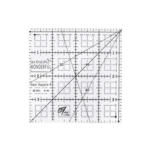 Sew Kind of Wonderful Mod Owls Revival Quilt Pattern #496 Finished Size: 62”x75” (SKW Rulers Sold Separately)
