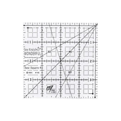Sew Kind of Wonderful Mod Owls Revival Quilt Pattern #496 Finished Size: 62”x75” (SKW Rulers Sold Separately)