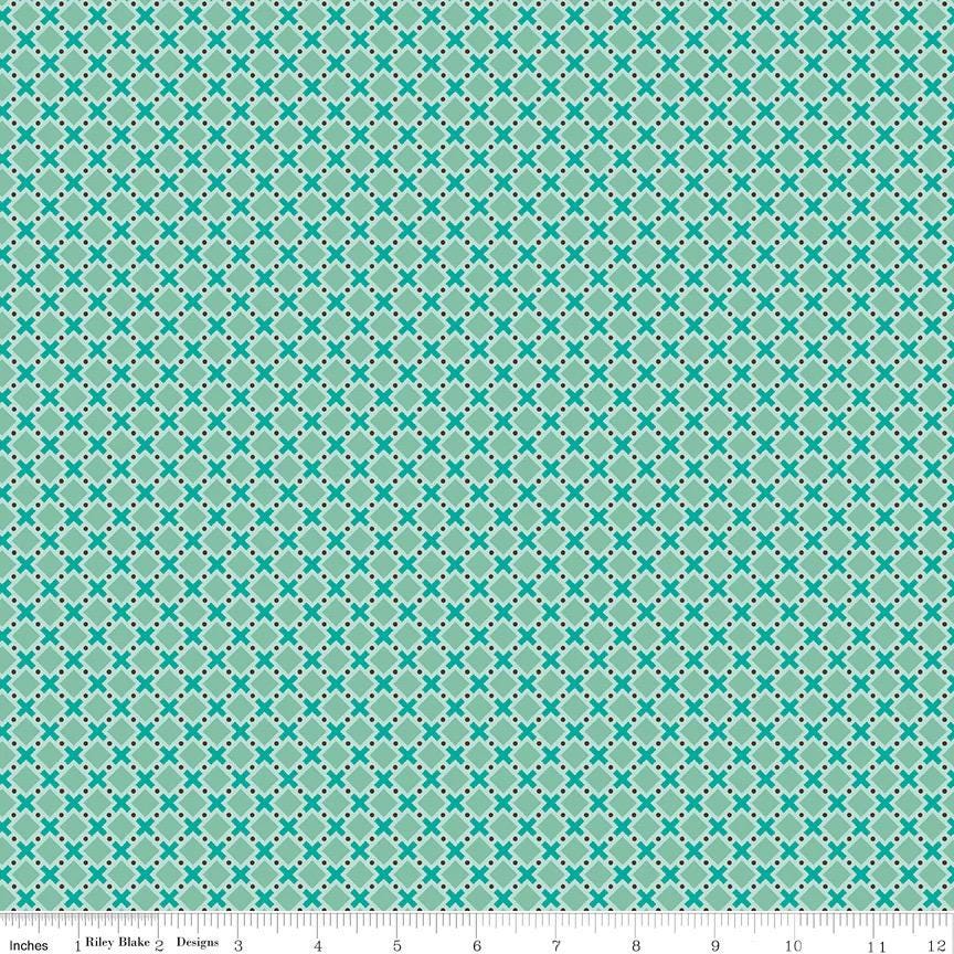 Riley Blake Bee Plaids Fabric Collection Sea Glass Orchard C12023 Authentic Premium 100% Cotton Quilt Shop Quality Fabrics