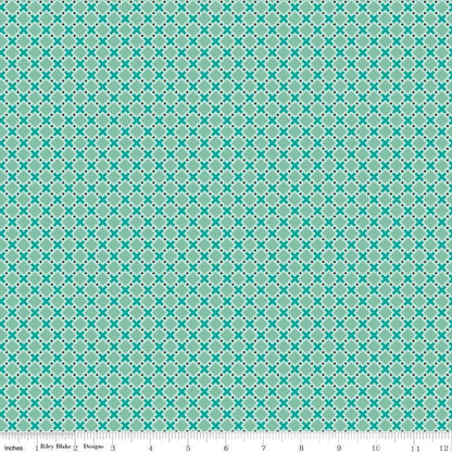 Riley Blake Bee Plaids Fabric Collection Sea Glass Orchard C12023 Authentic Premium 100% Cotton Quilt Shop Quality Fabrics