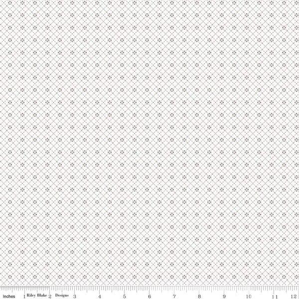 Riley Blake Bee Plaids Fabric Collection Pebble Crossroads C12037 Authentic Premium 100% Cotton Quilt Shop Quality Fabrics