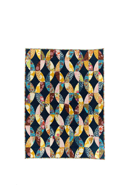 Sew Kind of Wonderful Metro Twist Quilt Pattern Finished Size 40"x55"
