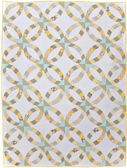 Sew Kind of Wonderful Metro Rings Quilt Pattern Finished Size 57”x76”