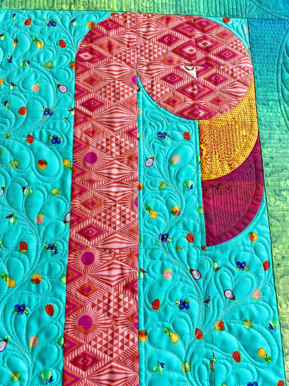 Sew Kind of Wonderful Dreamy Dan Quilt Pattern Finished Size 28”x63”