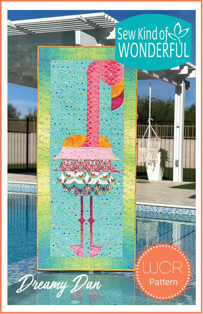 Sew Kind of Wonderful Dreamy Dan Quilt Pattern Finished Size 28”x63”