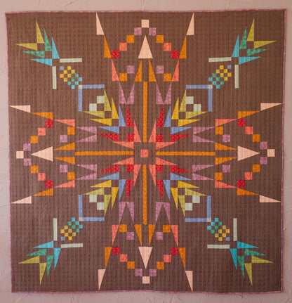 Sew Kind of Wonderful Northern Lights Quilt Pattern Finished Size: 74"x74"
