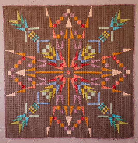 Sew Kind of Wonderful Northern Lights Quilt Pattern Finished Size: 74"x74"
