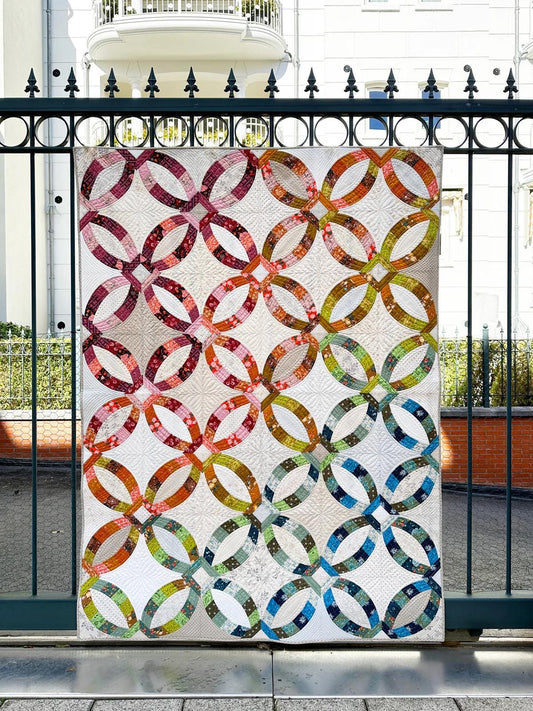 Sew Kind of Wonderful Double Rings Quilt Pattern (5 Size Variations)