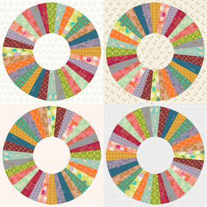 Sew Kind of Wonderful 70 & Sunny/Sunny Rays Quilt Pattern Finished Size 76"x76"