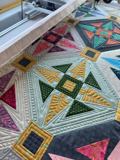 Sew Kind of Wonderful Compass Quilt Pattern Finished Size 59”x59”