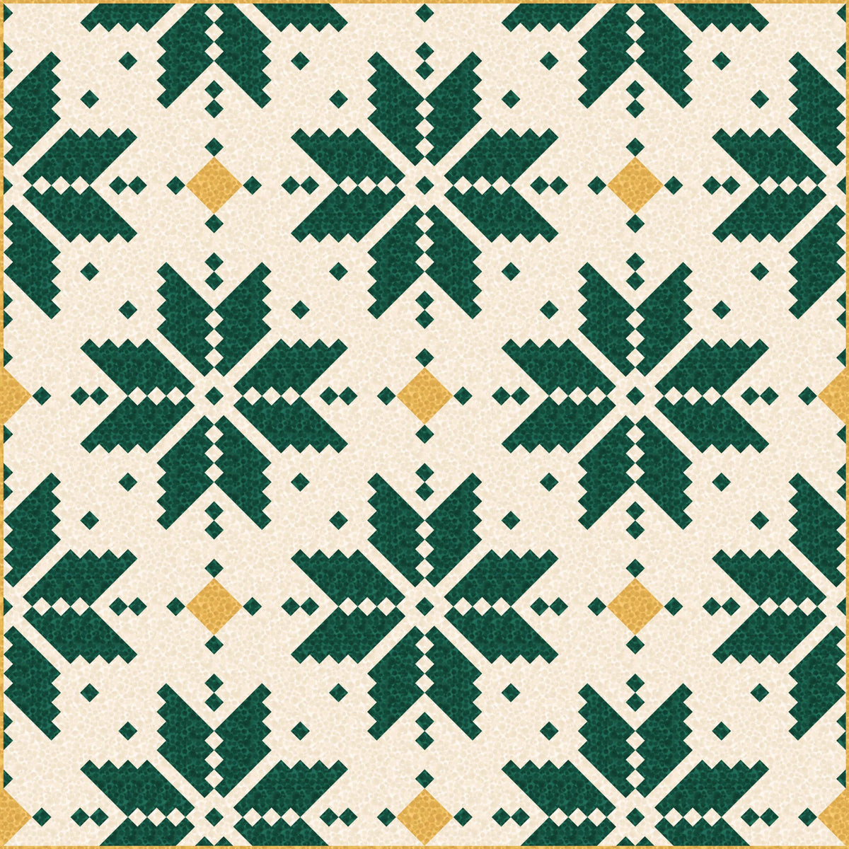 LIMITED EDITION Lo & Behold Knitted Star Quilt Kit Featuring Lewis and Irene Bumbleberries Fabric Collection (Throw and Bed Sizes Available)