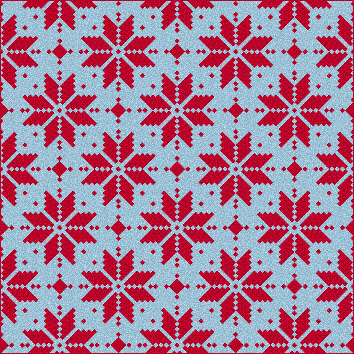 LIMITED EDITION Lo & Behold Knitted Star Quilt Kit Featuring Lewis and Irene Bumbleberries Fabric Collection (Throw and Bed Sizes Available)