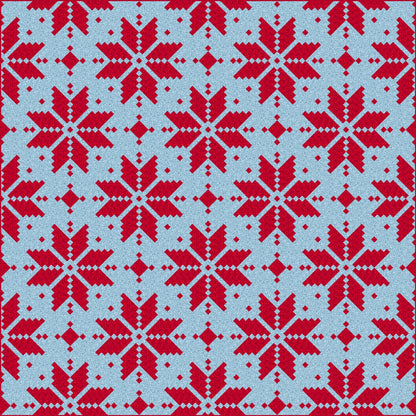 LIMITED EDITION Lo & Behold Knitted Star Quilt Kit Featuring Lewis and Irene Bumbleberries Fabric Collection (Throw and Bed Sizes Available)