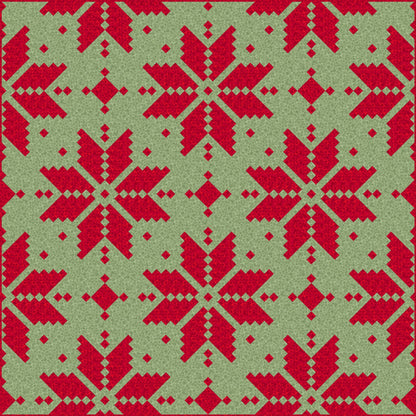 LIMITED EDITION Lo & Behold Knitted Star Quilt Kit Featuring Lewis and Irene Bumbleberries Fabric Collection (Throw and Bed Sizes Available)