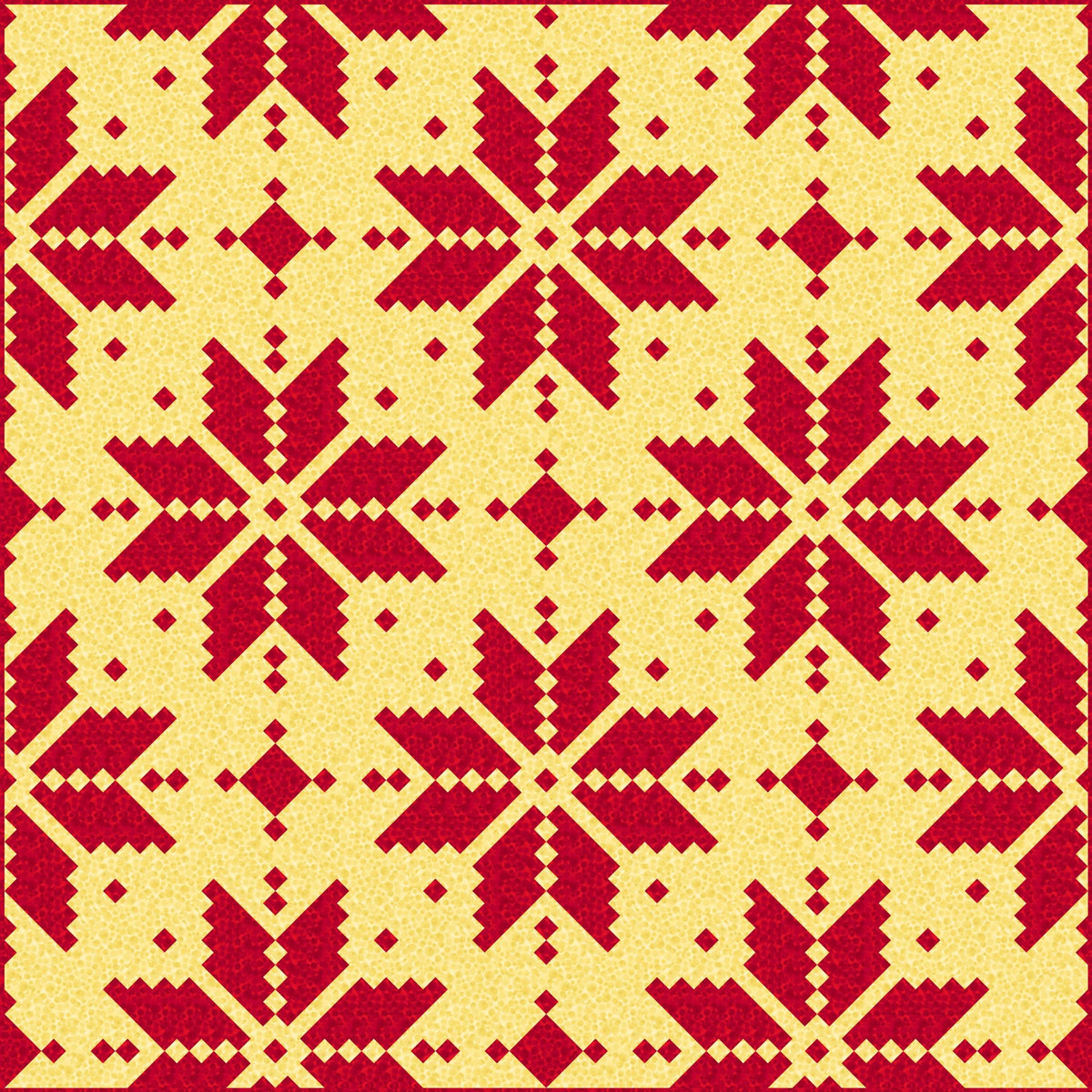 LIMITED EDITION Lo & Behold Knitted Star Quilt Kit Featuring Lewis and Irene Bumbleberries Fabric Collection (Throw and Bed Sizes Available)