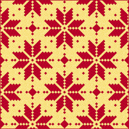 LIMITED EDITION Lo & Behold Knitted Star Quilt Kit Featuring Lewis and Irene Bumbleberries Fabric Collection (Throw and Bed Sizes Available)