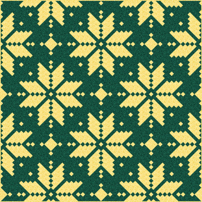 LIMITED EDITION Lo & Behold Knitted Star Quilt Kit Featuring Lewis and Irene Bumbleberries Fabric Collection (Throw and Bed Sizes Available)