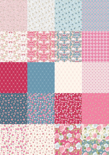 Poppie Cotton Stolen Moments Fabric Collection 42pc 10" Stacker Authentic Premium 100% Cotton Quilt Shop Quality Fabrics